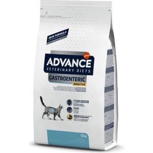 Affinity Advance Cat VET DIETS GASTROENTERIC SENSITIVE - при котки със стомашно-чревни разстройства и екзокринна панкреатична недостатъчност, с пуешко месо, грах и ориз, Испания - 1, 5 кг