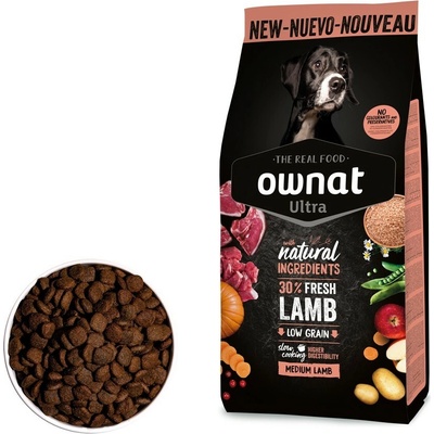 Ownat Ultra Medium Lamb & Rice 3 kg