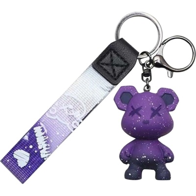 Prívesok na kľúče StreetBear Fialová