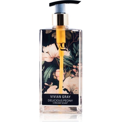 Vivian Gray Delicious Peony pečující tekuté mýdlo na ruce 350 ml