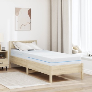 vidaXL Матрак Средно твърдо 80 x 200 cm Бяло (4106288)