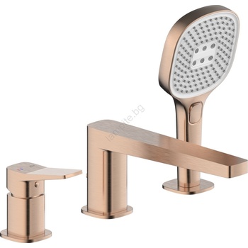 Armatura 4525-210-34 - Смесител за вана, 3-отворен MALAGA, розово злато (KF0238)