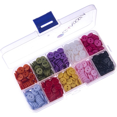 Knoflík 9 mm MIX sada 750ks