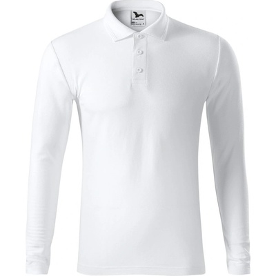 Malfini Pique Polo LS 221 biela