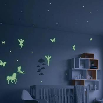 Image 1 of Art gift Стикер за стена - Приказни феи