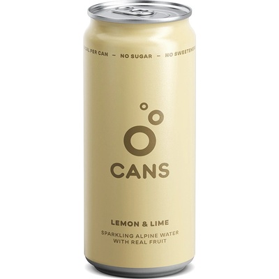 Cans Sycená voda s příchutí citronu a limetky 330 ml