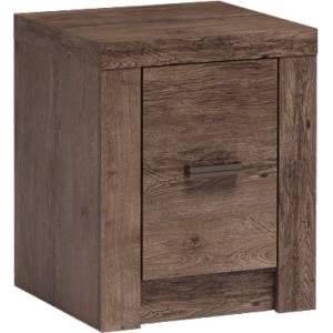 Bogdan Furniture Europe Нощно шкафче Indianapolis I-24, тъмна пепел - bogdanmebel