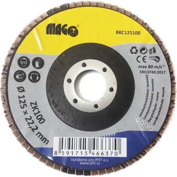 Magg Lamelový brusný kotouč 125 mm 100 BKC125100