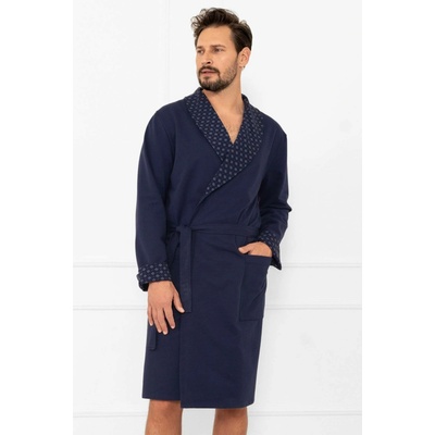 Italian Fashion Gerard pánský bavlněný župan blue