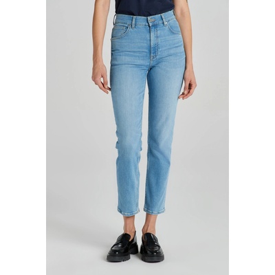 Gant CROPPED SLIM Jeans modrá