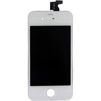 Apple (OEM) Стъкло и LCD екран за Apple iPhone 4, бяло (00809)