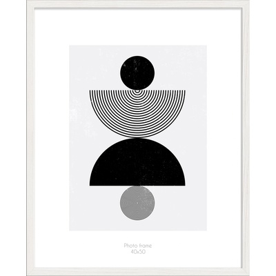 STYLER Рамка за снимки Kyoto 40 x 50 см бяла (RA-15100)