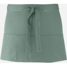 Premier PR155 Krátka zástera do pása s vreckom Colours zelená sage