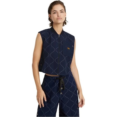 G-STAR Потник G-Star Quilted vest - Blue (Raw Denim)