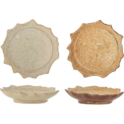 Bloomingville Подноси Lilah 11 см кафяви 2 бр (82060507)