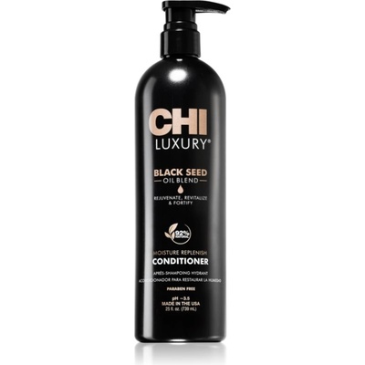 CHI Luxury Black Seed Oil Moisture Replenish Conditioner хидратиращ балсам за по-лесно разресване на косата 739ml