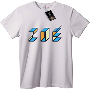NOONEBRAND Тениска ZOE Геометричен Дизайн - L, Black
