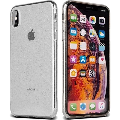 Crystal Glitter Huawei Y5 2019 Stříbrné