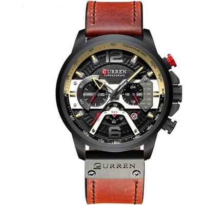 Curren Мъжки часовник Curren Chronograph, светлокафяв