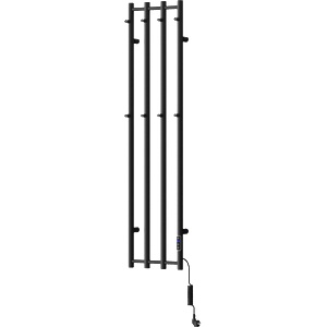 Mexen Pino електрически радиатор със закачалки за кърпи 1405 x 347 мм, 250 W, черен - W301-1405-347-00-70 (W301-1405-347-00-70)