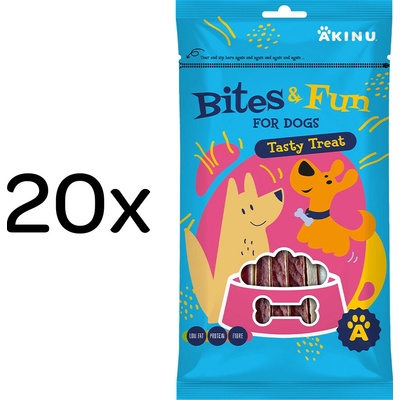 Akinu BITES & FUN Jehněčí sendvič 20 x 85 g