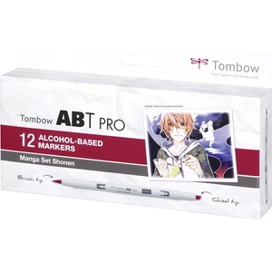 Tombow Marker алкохол ABT PRO Dual Brush 12P-5 Manga комплект (12) (ABTP-12P-5)