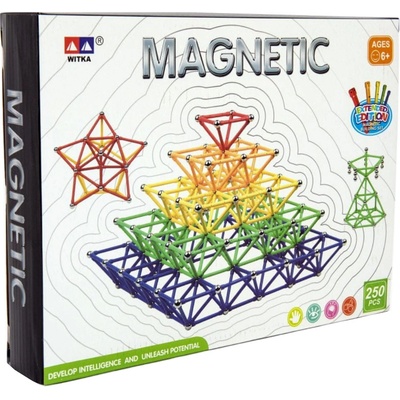 Teddies Magnetická stavebnice 250 ks – Zbozi.Blesk.cz