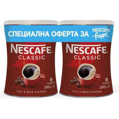 NESCAFÉ Промо пакет разтворимо кафе NESCAFE - Classic, 250g, 2 броя (12623192)