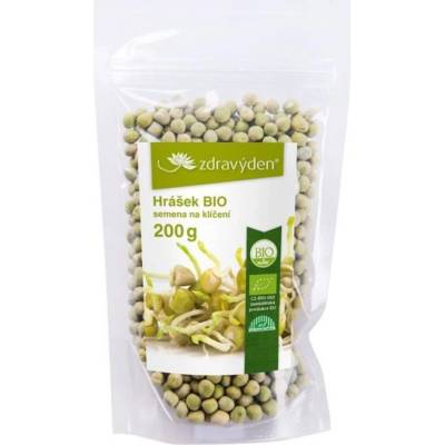 Zdravý den Hrášok BIO 200 g semená na klíčenie