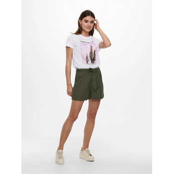 Only Анцуг Only Women's High-Waisted Woven Tracksuit Shorts - Forest Night