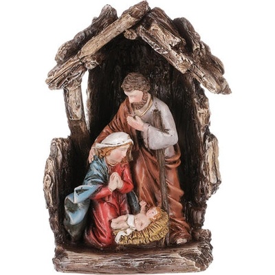 Vianočný betlehem polyresin 16 x 12 x 5 cm