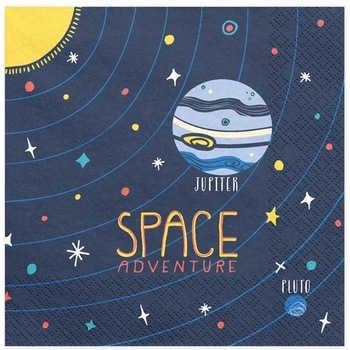 PartyDeco Парти Салфетки - Космос