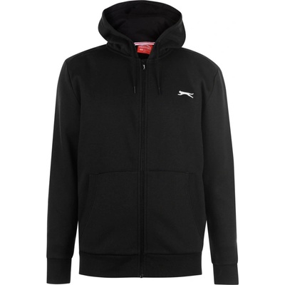 Slazenger Na zip s kapucí černá