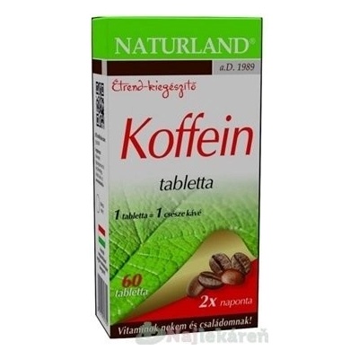 Naturland Koffeín 60 tabliet