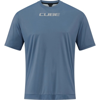 Cube ATX Round Neck Jersey TECH S/S smoke blue