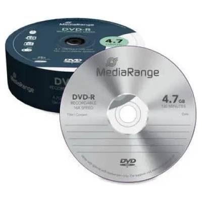 MediaRange DVD-R 4.7GB 16x - 25 бр. в целофан (4260057125040)