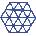 Zone Denmark Подложка за горещи съдове Triangles индигова (31602)