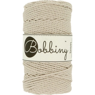 Bobbiny Lano béžové 3 mm