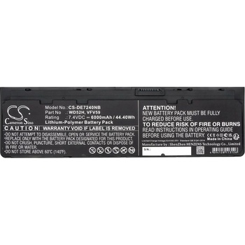 Cameron Sino Батерия за лаптоп DELL Latitude E7240 E7250, Latitude 12 7000, 0J31N7 LiPo 7.4V 6000 mAh CAMERON SINO (CS-DE7240NB)