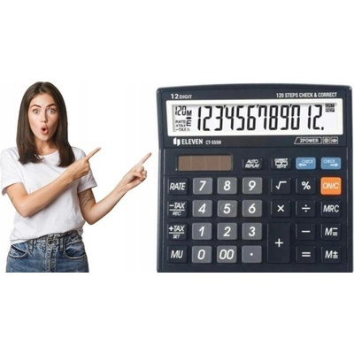 ELEVEN Kancelářská kalkulačka CT555N