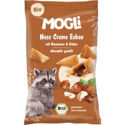 MOGLI Bio plnené lieskoorieškové taštičky 30 g