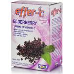 NOW Хранителна добавка Черен бъз сашета, Now Foods Effer C Elderberry Nutritional Supplement