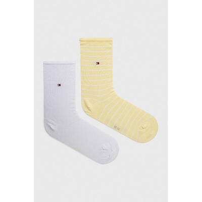 Tommy Hilfiger Чорапи Tommy Hilfiger (2 броя) в жълто 100001494 (100001494.NOS)