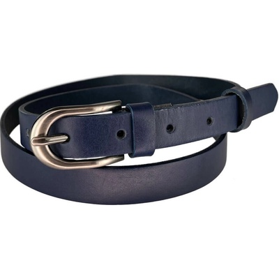 Penny Belts dámský kožený opasek 20-186-56 modrý