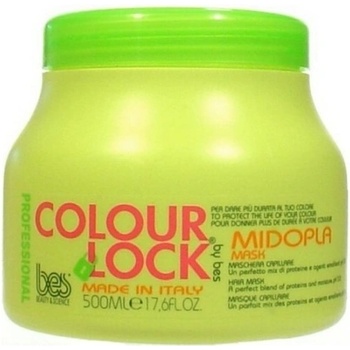 Bes Colour Lock/Maschera Midopla pH 3,0 regenerační maska na vlasy 500 ml