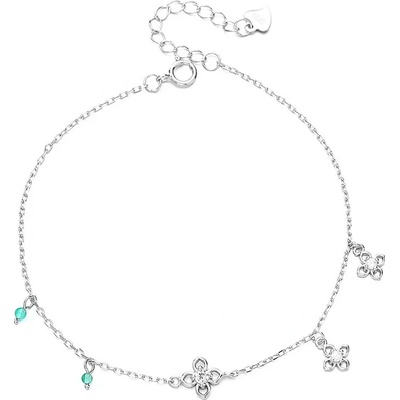 Majya stříbrný náramek FLOWER 10099