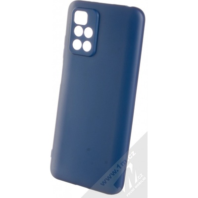 Pouzdro 1Mcz Matt Skinny TPU ochranné silikonové Xiaomi Redmi 10 tmavě modré