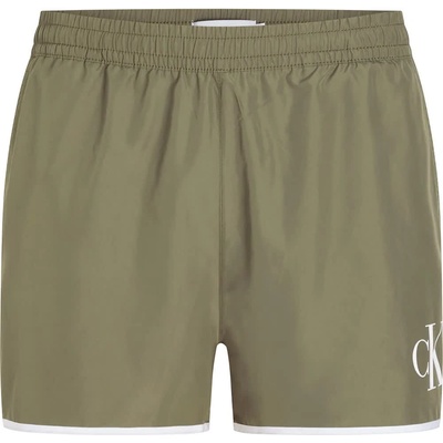Calvin Klein Бански гащета Calvin klein Runner swimming shorts - Green (Dusky Green)