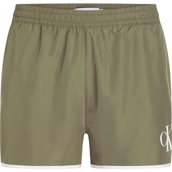 Calvin Klein Бански гащета Calvin klein Runner swimming shorts - Green (Dusky Green)