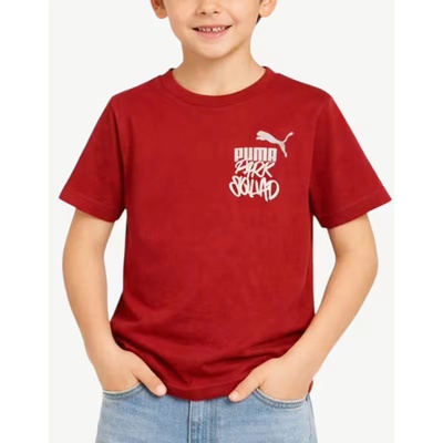 PUMA Essentials Mid 90S Graphic Tee Burgundy